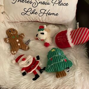 Pet Dog Christmas Toys Gifts Set of 5